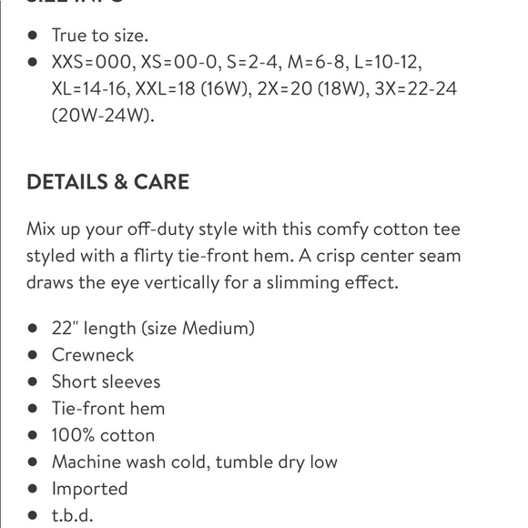 Madewell Modern Tie Front Army Green Tee Medium - Picture 11 of 11